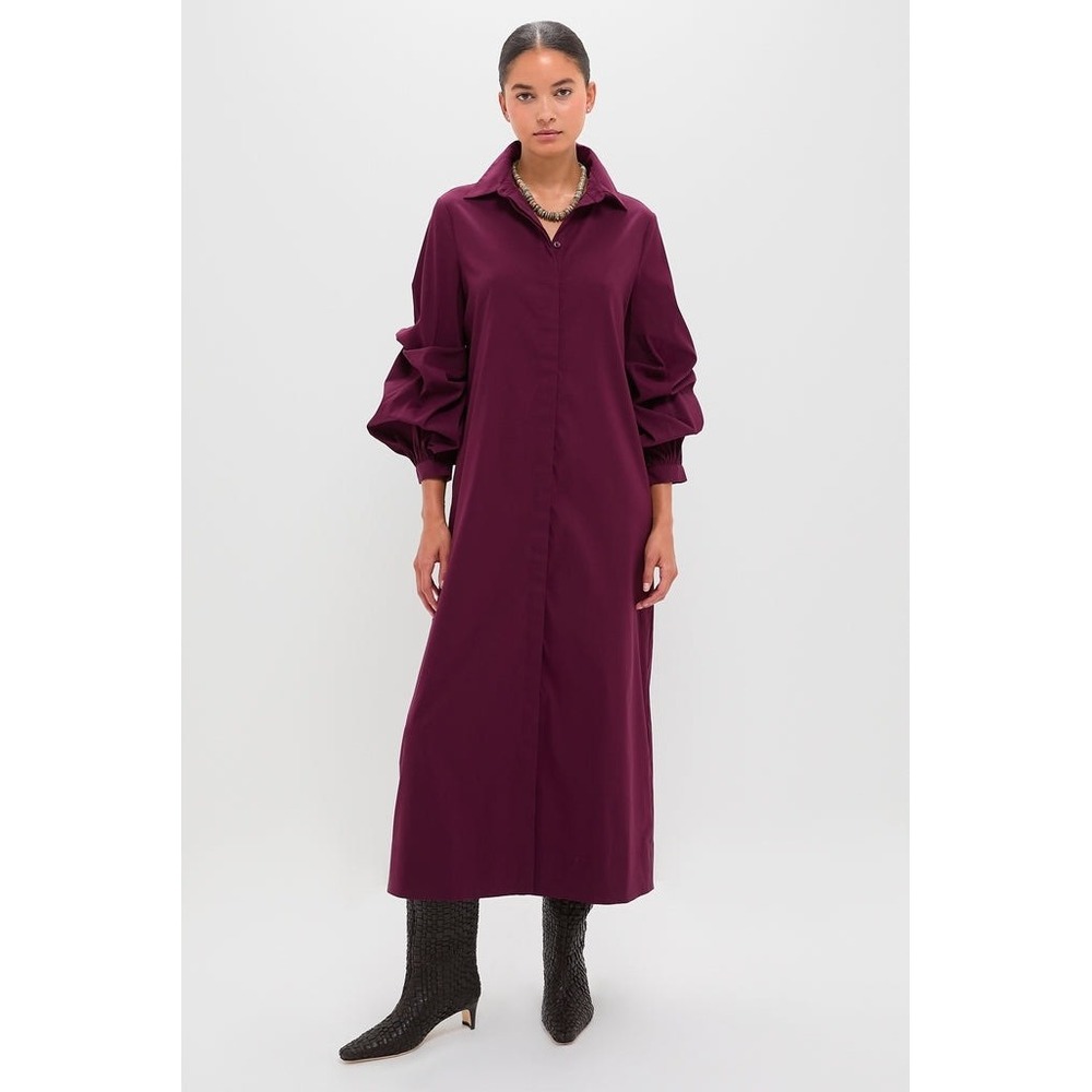 NWT Pomander Place Alessia Maxi Dress Dark Winetasting‎ Medium